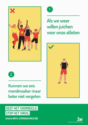Affiche dragen masker Affiche dragen masker