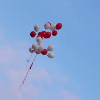 Ballonnen in de lucht